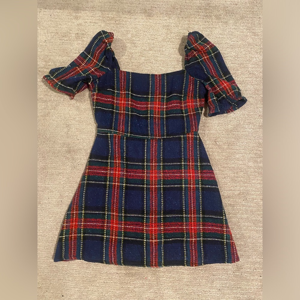 Plaid Fore Dress